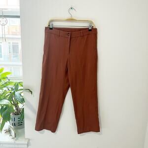 NEW J. Jill Red Oak Linen Stretch Pants Size 10